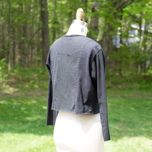 Project Alabama Hand-stitched & Beaded Organic Black Blazer - Picture 7 of 7